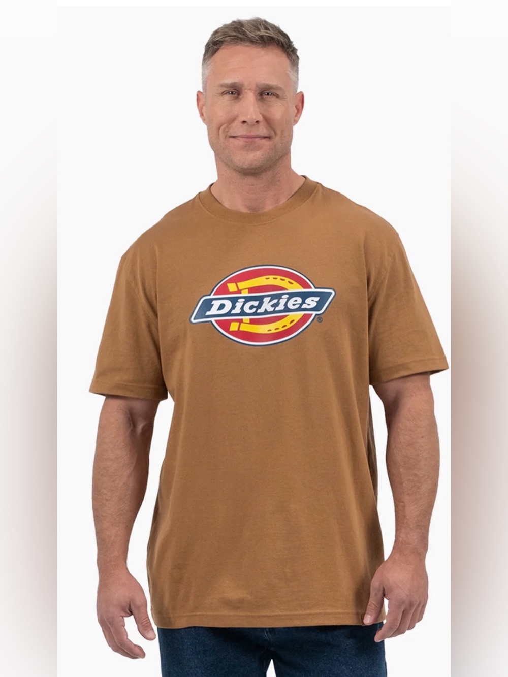 Dickies Brown Short-Sleeve Logo Tee